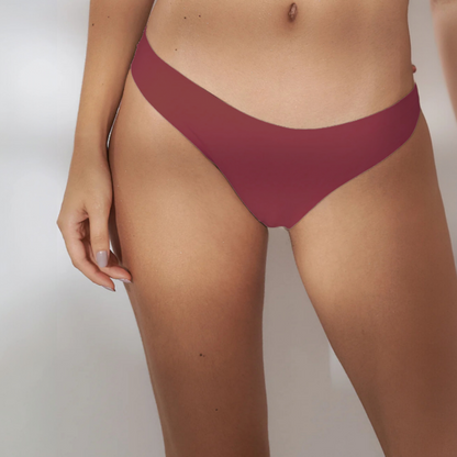 Calcinha Sem Costura Fio Vinho