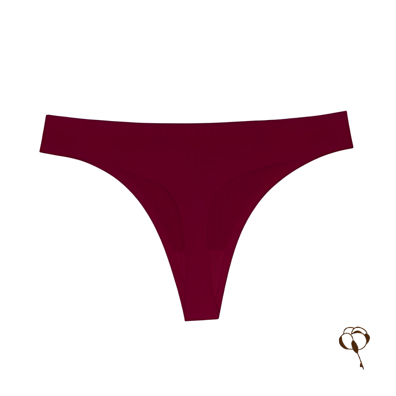 Calcinha Sem Costura Fio Vinho