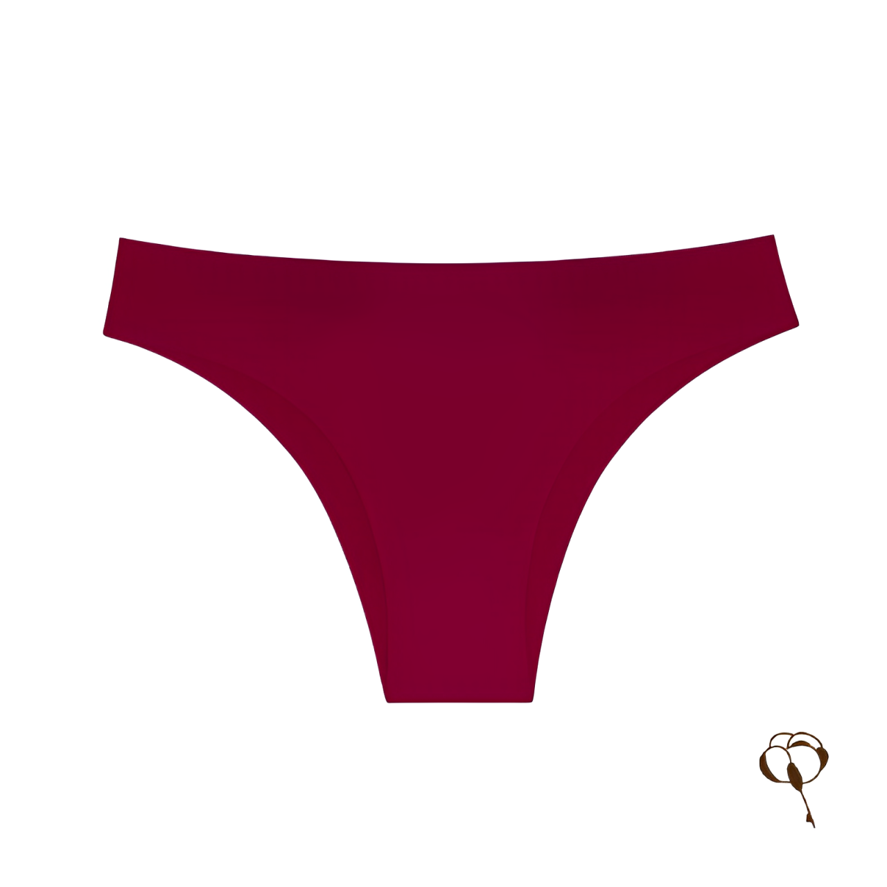 Calcinha Sem Costura Tanga Vinho