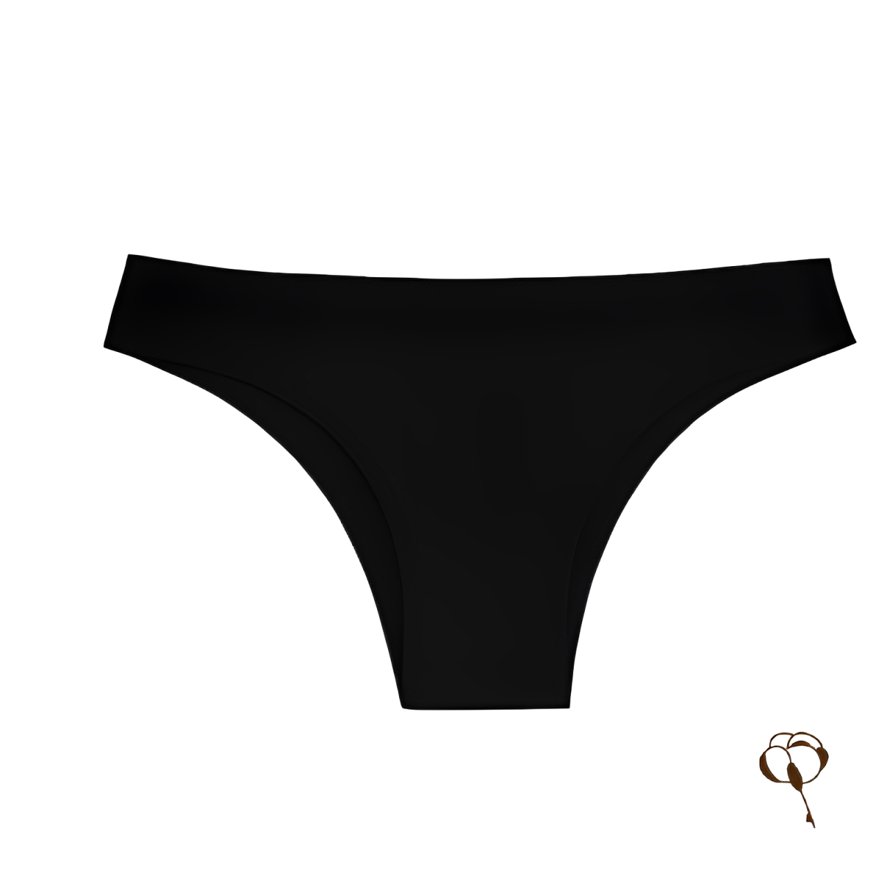 Calcinha Sem Costura Tanga Preta