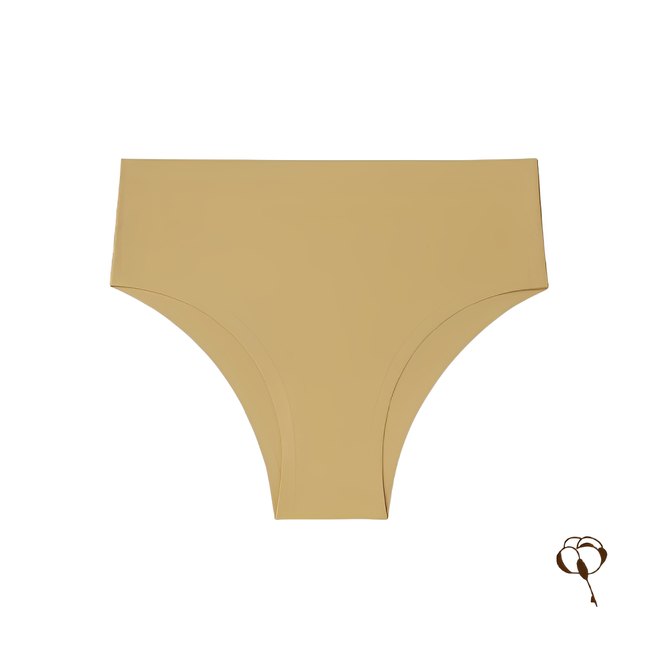 Calcinha sem Costura Cintura Alta Nude